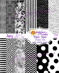 Amy Digital Paper Set