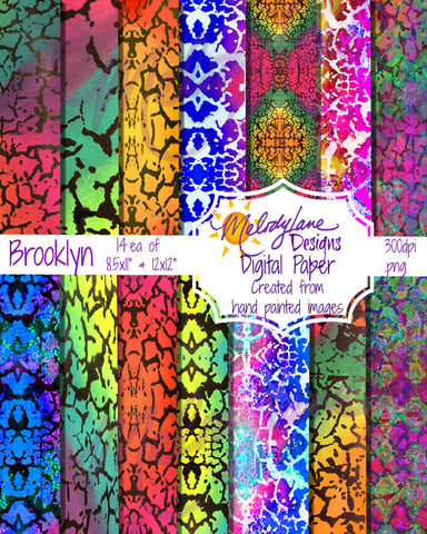 Brooklyn Digital Paper Set