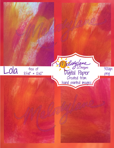 Lola Digital Paper Set