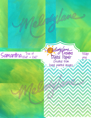 Samantha Digital Paper Set