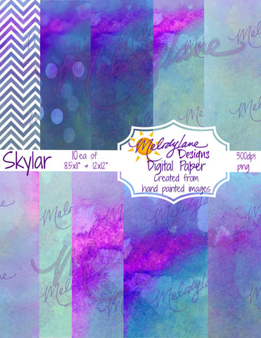 Skylar Digital Paper Set